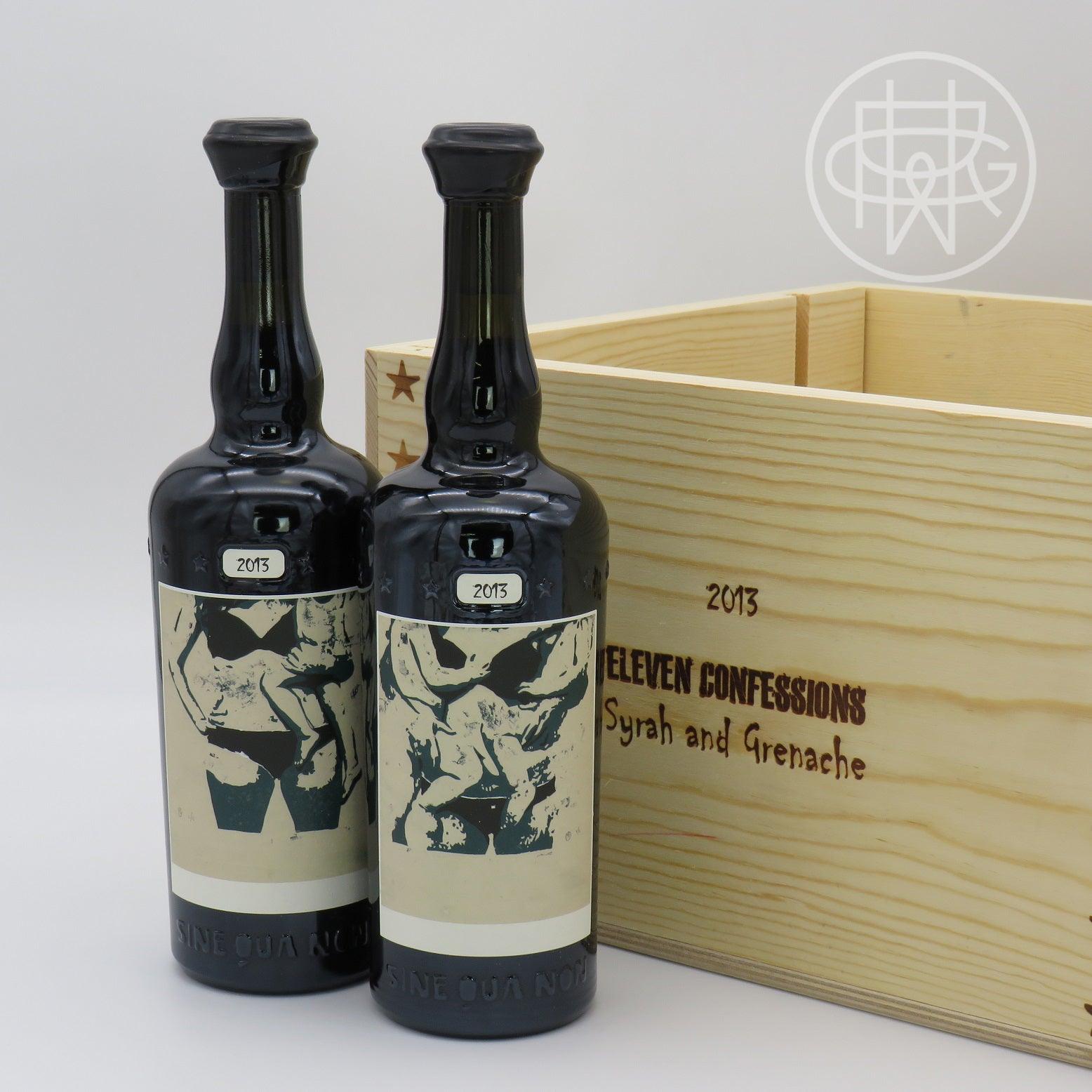 Sine Qua Non Eleven Confessions 2013 6-Pack OWC 750mL [3 Le Supplement Syrah & 3 Jusqu' A L'os Grenache] - GRW Wine Collection